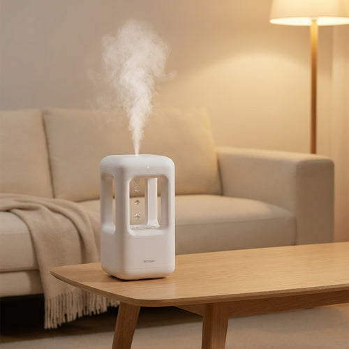 The Drift by Humidly — Anti-Gravity Water Drop Humidifier, Ambient Light & Running-Water White Noise