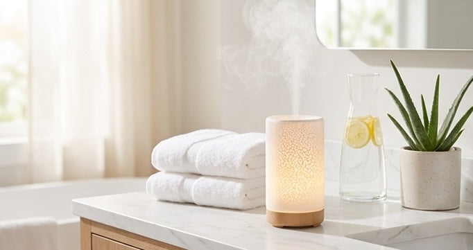 The Ember by Humidly — Crackle Aroma Diffuser, Humidifier & Colour-Changing Night Light